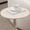 Cream White, variant on MAYEERTY Vintage Metal Coffee Table End Table, Round Side Table for Sofa Bedside Nightstand, Accent Table Decorative Small Space Living Room Bedroom