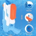 thumbnail image 2 of CHAO Paquete de 2 pistolas de agua, juguetes para piscina de verano, 35 pies de largo alcance, potente pistola de agua de largo alcance, verano, piscina al aire libre, jardín, playa, niños y adultos, 2 of 5