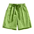 thumbnail image 4 of Birdeem Mens Shorts Mens Summer Casual and Comfortable Drawstring Pocket Elastic Waist Shorts, 4 of 9