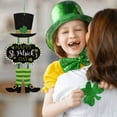 thumbnail image 5 of St Patrick's Day Wall Decorations Pot Of Gold Hanging Dangling Door Decoration Welcome Sign 1pc Glittery Wooden Hanger Home Window Holiday Party Ornament Festive Decor & CUSTOM Storage Carrier, 5 of 7
