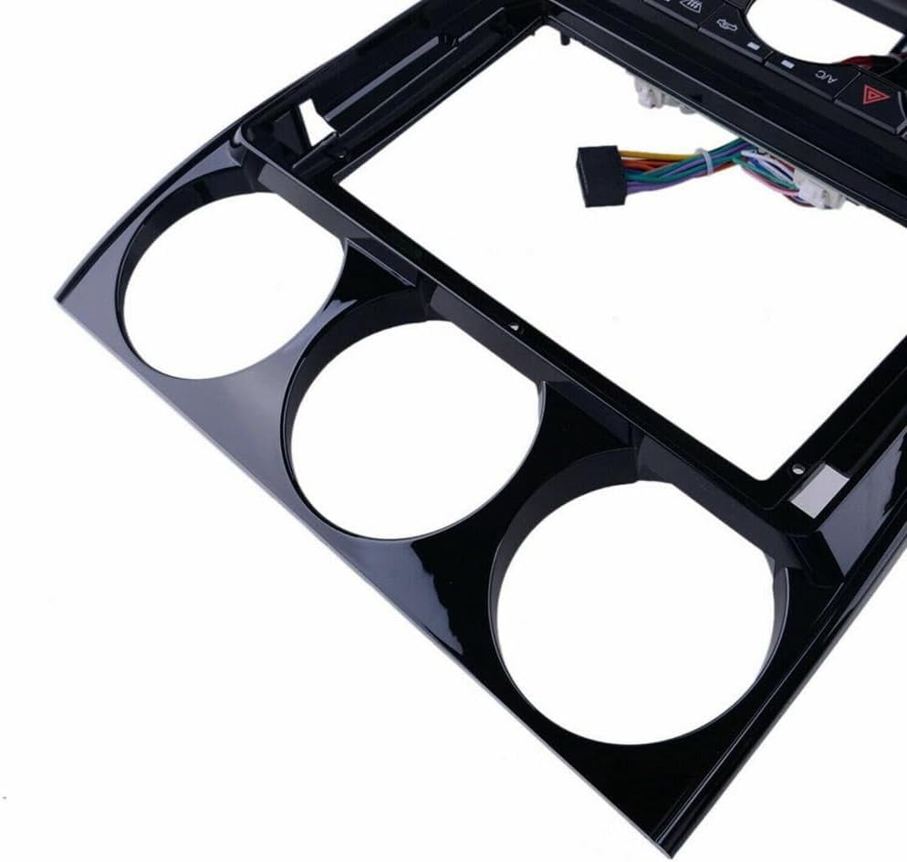 Inner Accessories Center Console Dashboard Control Panel Cover Trim Double Din Dash Kit Replacement for 2004‑2016 Mazda 6 9in