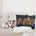 thumbnail image 4 of Ambesonne Fantasy Throw Pillow Cover 2 Pack, Oriental Castles Moon, 24", Multicolor, 4 of 7