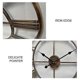 thumbnail image 3 of 2025 Garden Clock Outdoor Garden Wall Clock Large Roman Numeral Garden Clock Outdoor Iron Clock Outdoor, 3 of 5