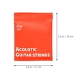 thumbnail image 2 of HEALEEP 6Pcs Folk Guitar Strings Pack Metal Assorted Color Replacement String For Performance, 2 of 8