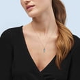 thumbnail image 5 of Women's Welry Swiss and London Blue Topaz Pendant Necklace in 10kt Yellow Gold, 18", 5 of 6