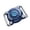 Royal Blue/White, variant on SENHAWK 2 Pack IPX8 Waterproof AirTag Dog Collar Holder, 4-Screw Lock Removable Metal Loop Case, Compatible with Apple AirTag, Fits 1.2" Collars for Dog Cat
