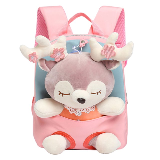 Bolso de dibujos animados Bolso de animal lindo Bolso de hombro de dibujos animados de alta capacidad para niños pequeños JShteea El nuevo