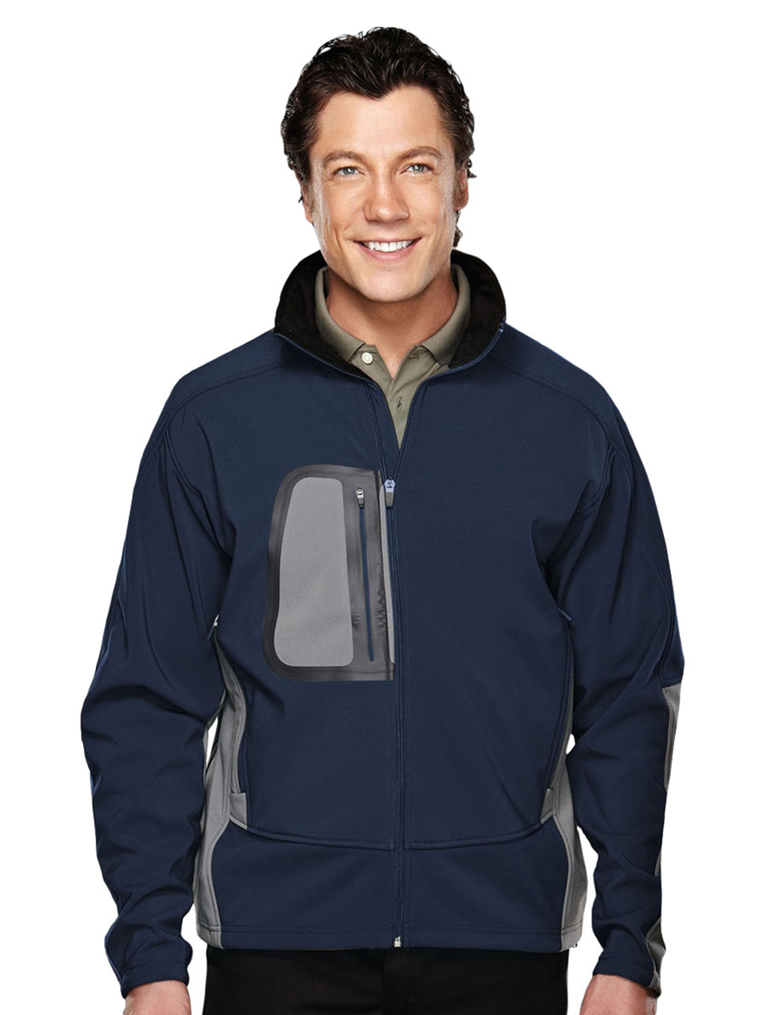 TriMountain TriMountain Men's Windproof Fleece Precision Jacket