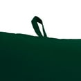 thumbnail image 5 of Jordan Manufacturing 44" x 21" Forest Green Solid Rectangular Outdoor Chair Cushion with Ties and Hanger Loop, 5 of 9