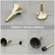 thumbnail image 4 of FOMIYES Soporte Para Instrumento De Metal Dorado Resistente Y Fácil De Transportar, 4 of 8