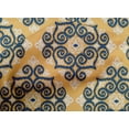 thumbnail image 4 of oneOone Tissu Popeline de Coton Tourbillon Ikat Imprimé 1 Yard 42 Pouces de Large, 4 of 4