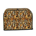 thumbnail image 2 of Honeii Zebra Print 2 slice Toaster Cover, Two Slice Toaster Dust-proof Cover For Kitchen Small Appliance and Fingerprint Protection, 2 of 7