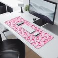 thumbnail image 2 of Long Mouse Pads for Desk,Pink Breast Cancer Desk Mats on Top Of Desks, Desk Mouse Pad Extra Large with 3mm Non-Slip Base and Stitched Edge for Gaming,Office,Work,Home 31.5x11.8in, 2 of 5