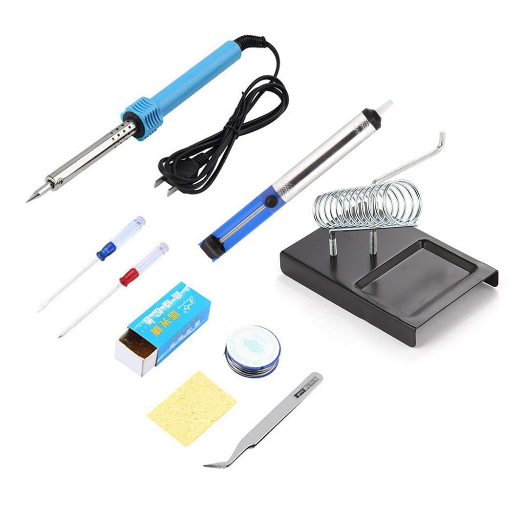 New High Quality 60W 110V High Suction Power Solder Sucker Soldering Iron Kit AMZSE by