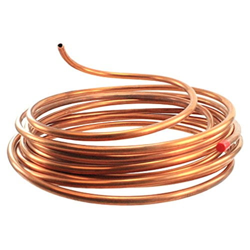 1/4" Flexible Copper Tubing 10' Length, 1/4" Flexible Copper Tubing