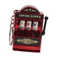 thumbnail image 1 of lionlar Mini Slot Machine Keychain Creative Souvenirs Keyring for Men Children Women Red, 1 of 9