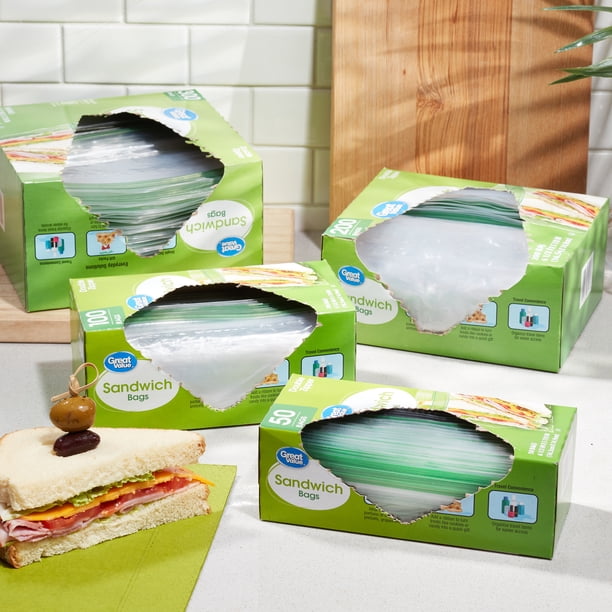Great Value Sandwich Bags | Freezer bags for supermarkets