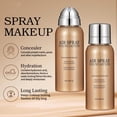 thumbnail image 3 of Flawless AirBrush Foundation High Coverage Foundation Smooth Creamy Matte Spray Foundation Makeup Kit For Mature Skin With Natural Nude Finish, Long-lasting Waterproof, 3 of 7
