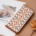 thumbnail image 2 of [Mother’s Day Gift Present] APHISON Aztec Ultra Slim Canvas Wallet for Women, RFID Blocking CardHolder, Bifold Long Wallet - 007, 2 of 6