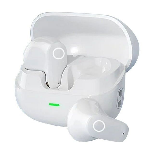 Wireless Earbuds Bluetooth 5.4 with Noise Cancelling 80 Hour Total Playtime Semi-In-Ear Design IPX4 Sweat Resistant for Sports and Commuting
