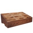 thumbnail image 1 of CIMAXIC Classroom Calculator Holder Wooden Desktop Organizer Light Brown for Teachers 1Set, 1 of 7