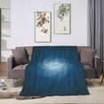 thumbnail image 6 of Spiral Gradient Honeycomb Design Throw Blanket, Fluffy Soft Cozy Blanket Flannel Plush Microfiber Couch Throw 40"x30", 6 of 7