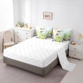 thumbnail image 3 of YST Dragonfly 7 Pcs Comforter Set Queen,Botanical Floral Bed in a Bag for Girls Lady,3D Dragonfly Fitted Sheet,Summer Gradient Tie Dye Reverse Down Comforter,Dragonfly Gifts for Women,Green, 3 of 5