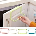 thumbnail image 2 of Mosiee Multifunction Plastic Hanging Holder Towel Rag Rack Punch-Free Cabinet Door Back Kitchen Home Storage Organizer Bar Hanger, 2 of 4