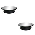 thumbnail image 2 of Guardoinrt 8 Rotating Display Stand USB Powered 2 Turntable Model Display Toy Speed Black Mirror 20.5X5cm 2Set, 2 of 6