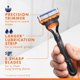 thumbnail image 3 of Rastrillo Gillette Fusion5 para hombre de 5 hojas con 1 mango y 3 repuestos, 3 of 9