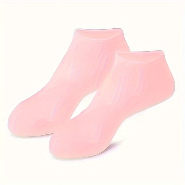 Typpkmm Paquete De 2 Mascarillas Hidratantes De Silicona Ultrasuave Para Pies Secos Y Agrietados