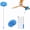 Four-Tube, variant on Ceiling Fan Cleaner Duster, Extension Pole 12.8 To 49.8 Inches Washable Reusable Microfiber Duster for High Ceilings Walls and Furniture