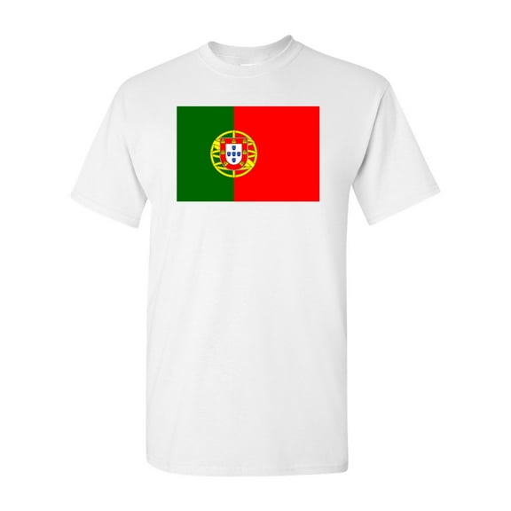 Portugal Country Flag Adult DT T-Shirt Tee