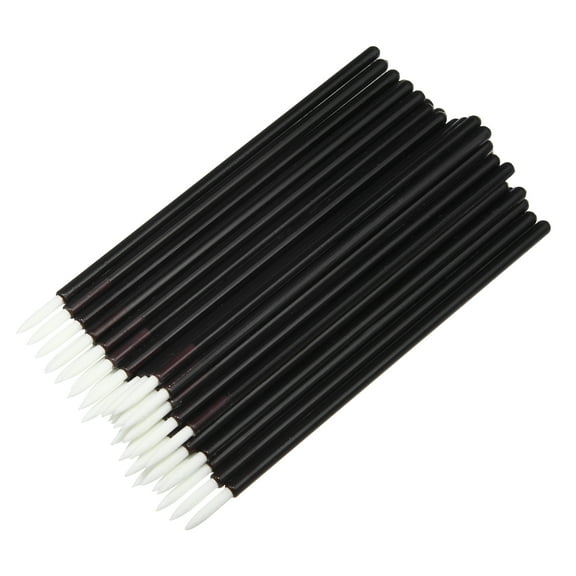 Vocoste 50PCS Eyeliner Brushes Aplicadores Maquillaje Eyeliner Brushes Makeup Applicator, Black White