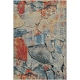 thumbnail image 5 of Unique Loom Outdoor Modern Collection Area Rug - Zephyr (4' 1" x 6' 1" Rectangle Multi/Brown), 5 of 9
