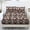 Aztec Tribal Brown, variant on Xixirimido Camouflage Green Print 3Pcs Fitted Sheet Set Soft Bed Sheet with 2 Pillowcases Wrinkle Resistant Bedding Set Breathable Mattress Sheets, Twin Size