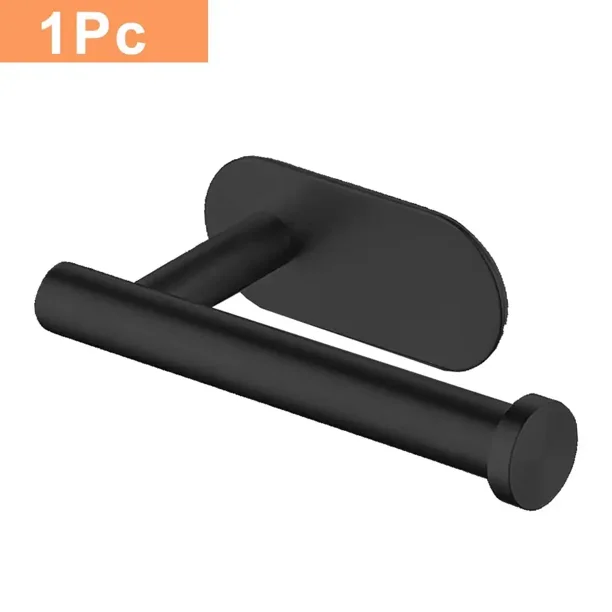 Soporte para papel de cocina autoadhesivo, montaje en pared de acero inoxidable, dispensador de rollos de toalla de papel sin perforación para baño y cocina