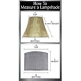 thumbnail image 6 of Aspen Creative 40156-22, Two Pack Set – 30" High Transitional Metal & Crystal Table Lamp, Pewter Finish and Hardback Empire Shaped Lamp Shade in Off White, 10" Wide, 6 of 6