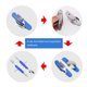 thumbnail image 5 of Tenedor y cuchara plegables desmontables multifuncionales del acero inoxidable de la vajilla que acampan que acampan, 5 of 5