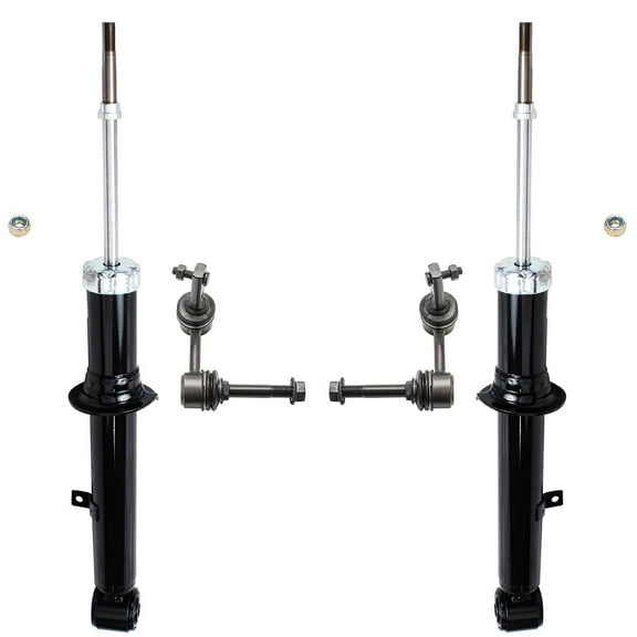 Detroit Axle - Front 4pc Shock Absorbers Kit for Lexus GS300 GS400 GS430 SC430, 2 Shock Absorbers Assembly 2 Sway Bar Links Replacement