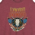 thumbnail image 3 of Lynyrd Skynyrd - Americana Steer Skull - Women's Racerback Tank Top, 3 of 5