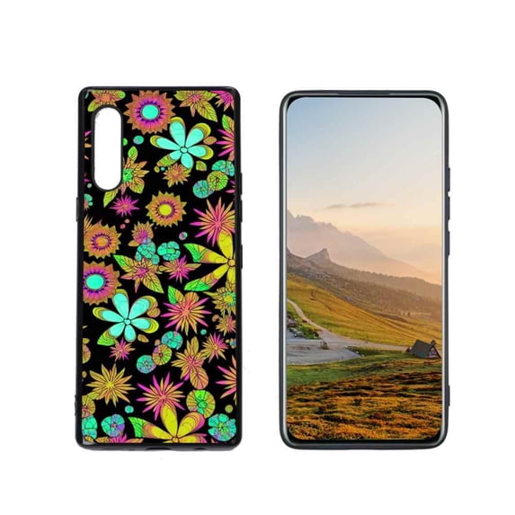 Compatible with LG Velvet 4G Phone Case, Abstract-Psychedelia-Hippie-18 Case Silicone Protective for Teen Girl Boy Case for LG Velvet 4G