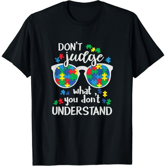 t-shirt Autism Awareness Quote Women Men Autistic Puzzle Autism T-Shirt.