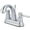 Polished Chrome, variant on Kingston Brass KS8612DL Concord Two Handle Centerset Lavatory Faucet with Brass Pop-Up