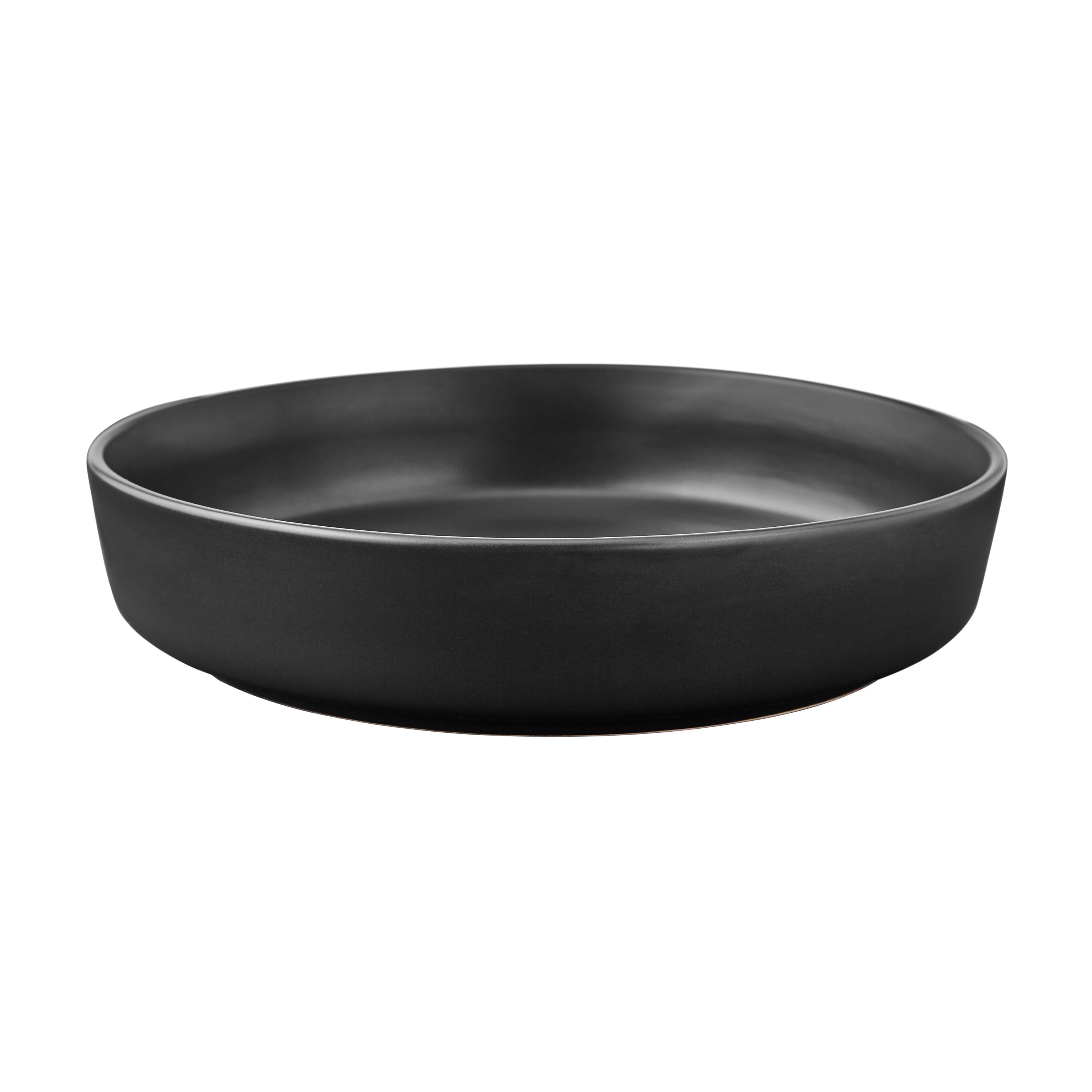 (4 pack) Mainstays Alessandra Matte Black Stoneware Dinner Bowl