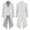 White, variant on Levmjia Blazer Jackets For Men Big and Tall Halloween Men's Costume Men's Mid Length Retro Tuxedo Costume