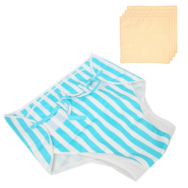 Elderly Brief,Unisex Reusable Elderly Diaper Elderly Underwear Diaperswith  Towel Mat Professional Grade
