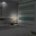 thumbnail image 6 of Nanqianyi Blackout Curtains for Bedroom 42" x 84", Grey Green Stripe Room Darkening Window Curtains Thermal Insulated Grommet Drapes for Living Room 2 Panels, 6 of 8