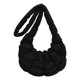 thumbnail image 1 of Bolso Mano Acolchado Hobo Media Color Sólido Con Nube Fruncida para Mujer, 1 of 8