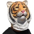 thumbnail image 2 of Máscara de tigre Máscaras de cabeza completa de animales realistas de látex para fiesta de disfraces de Halloween Cosplay de carnaval (amarillo 1 pieza), 2 of 5